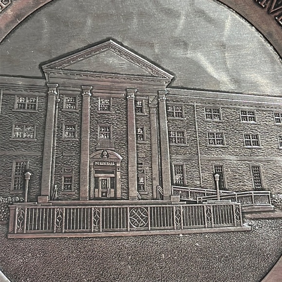 Wendell August Slippery Rock U North Hall handcrafted coaster - Picture 2 of 5